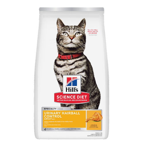Hill's Science Diet Adult Urinary Hairball Control Dry Cat Food