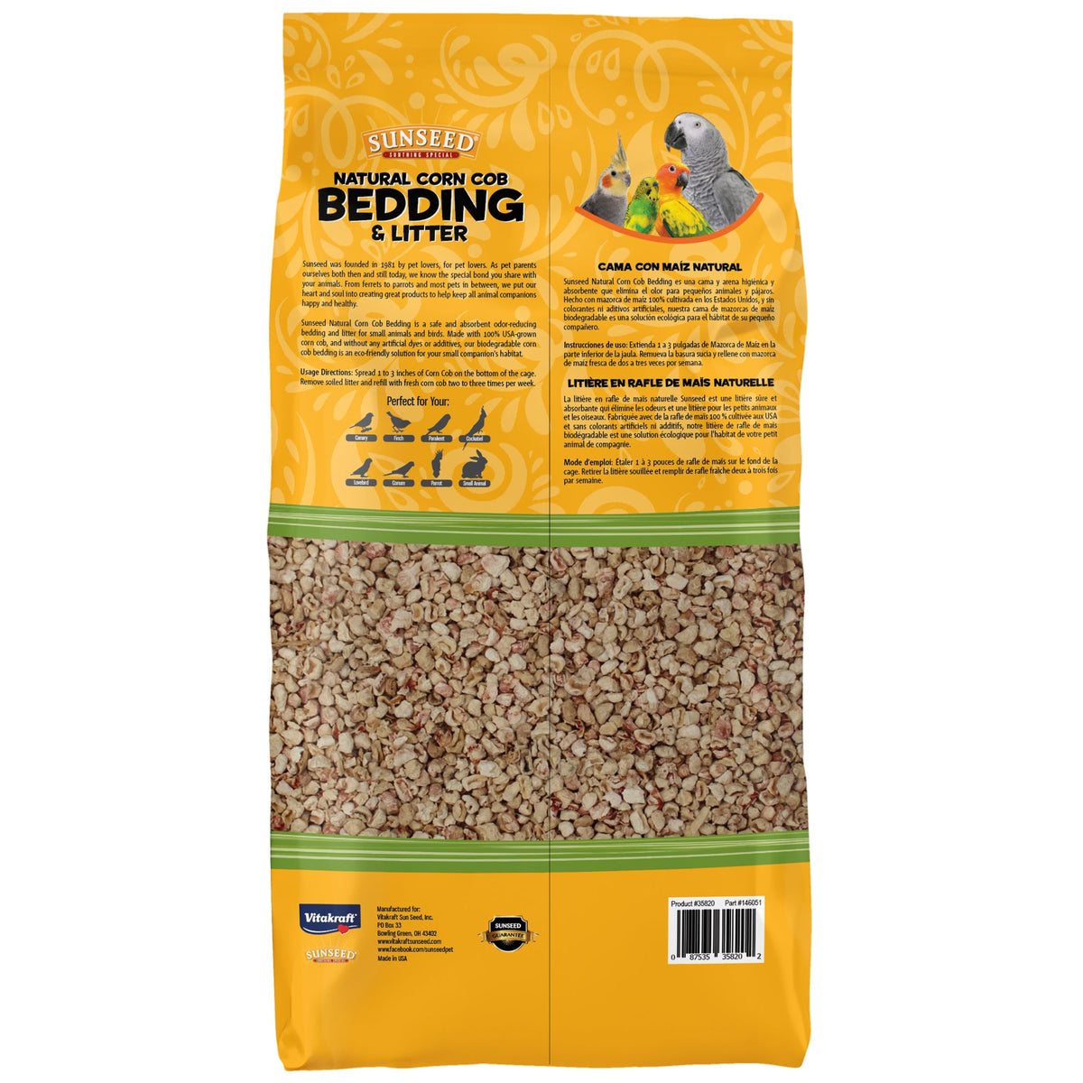 Sunseed Cob Bedding