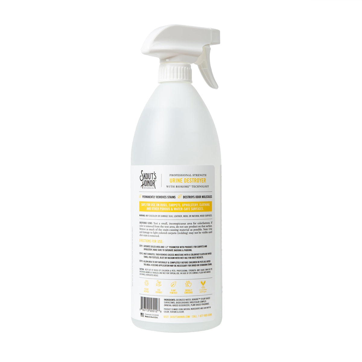 Skout's Honor Professional Strength Dog Urine Destroyer Spray 35 oz