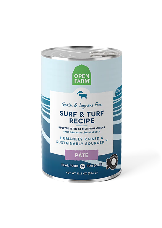 Open Farm Grain-Free Surf & Turf Pate Recipe Canned Dog Food