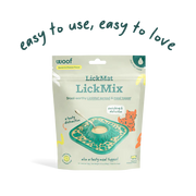 Woof Bacon & Cheese LickMix Lick Mat Spread & Meal Topper for Dogs 5.5 oz