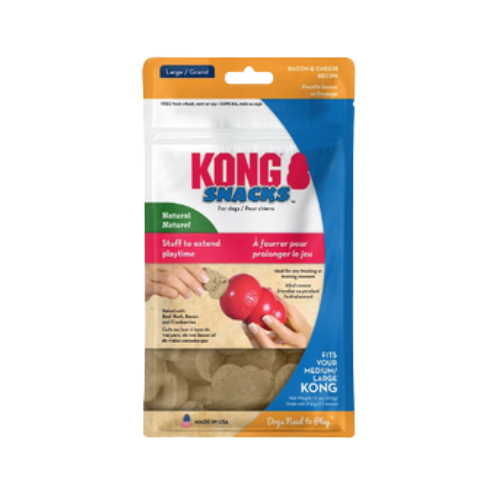 Kong Snacks Large Bacon & Cheese Dry Dog Treats 11 oz