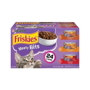 Friskies Meaty Bits Variety Pack Canned Cat Food 24 ct