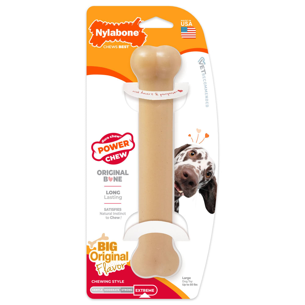 Nylabone Power Chew Original Flavor Bone Dog Chew Toy