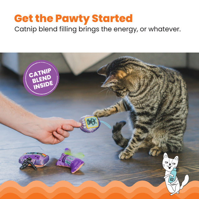Catstages So Meowsome 90's Cat Toy 3 pk