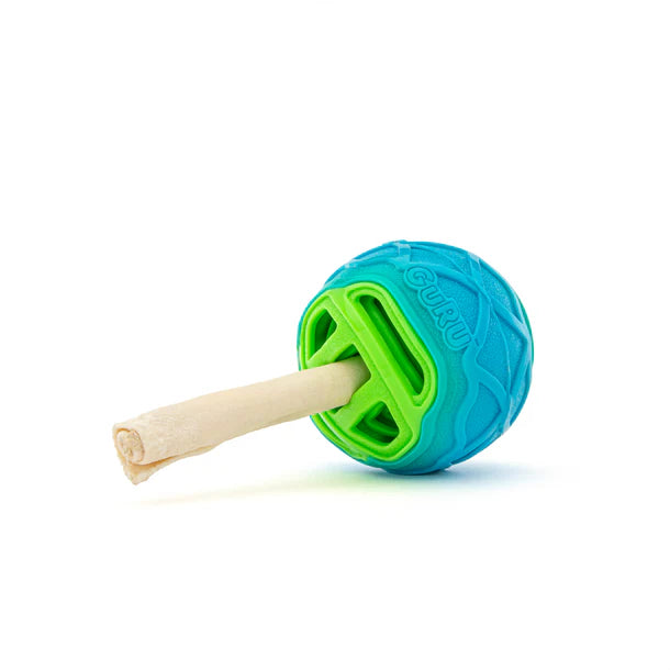 Guru Pocket Ball Dog Toy & Chew Stick Holder