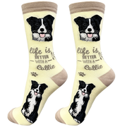E & S Imports Life is Better With a Border Collie Socks