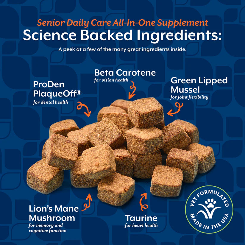 Naturvet All-In-One Soft Chew Daily Care Supplement for Senior Dogs 60 ct