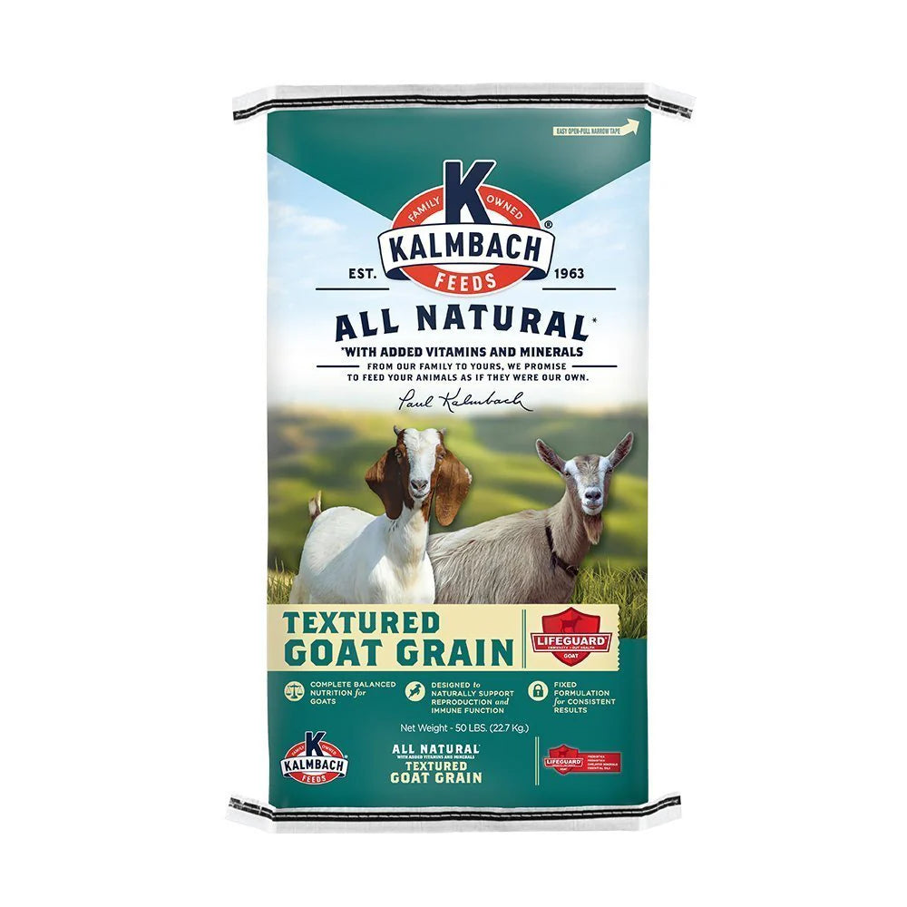 Kalmbach Feeds All Natural 16% Textured Goat Grain Feed 50 lb