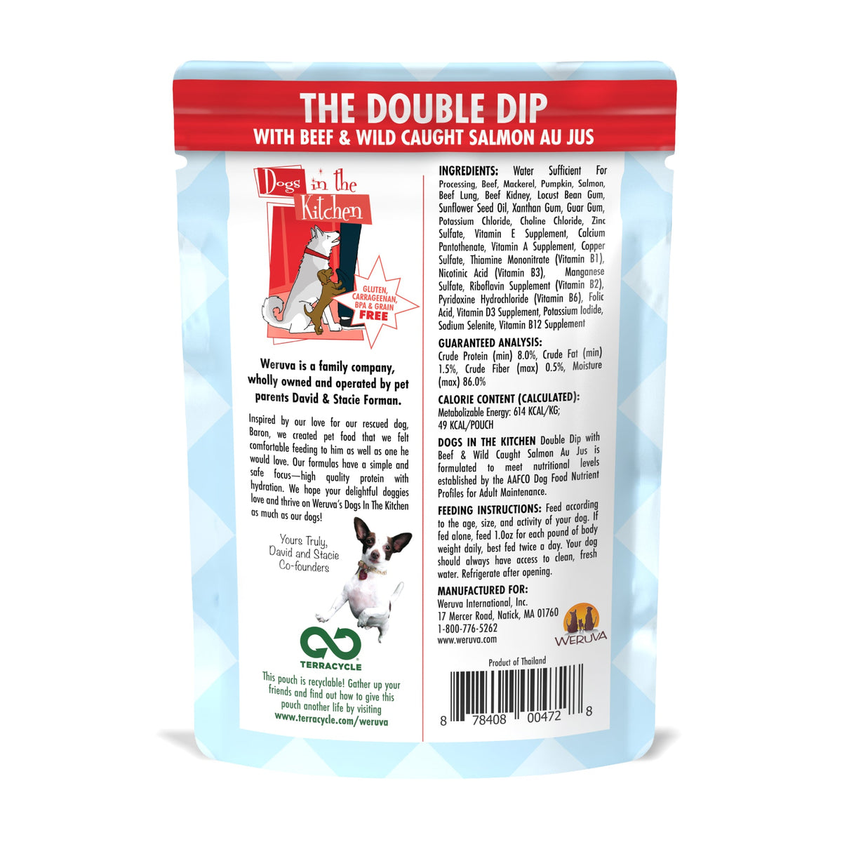 Weruva The Double Dip with Beef & Wild-Caught Salmon Au Jus Dog Food