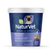 Naturvet No Scoot Plus Pumpkin Soft Chews Digestive Supplement for Dogs 60 ct