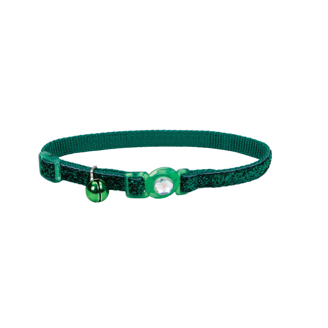 Coastal Pet Products Safe Cat Jeweled Buckle Adjustable Breakaway Cat Collar With Glitter Overlay