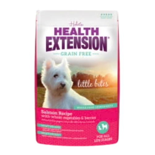 Health Extension Little Bites Grain-Free Salmon Recipe All Life Stages Dry Dog Food