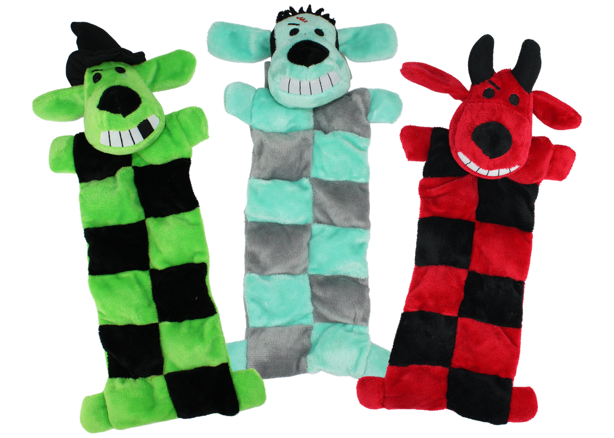 Multipet Halloween Squeaker Mat Dog Toy, Assorted 12 in