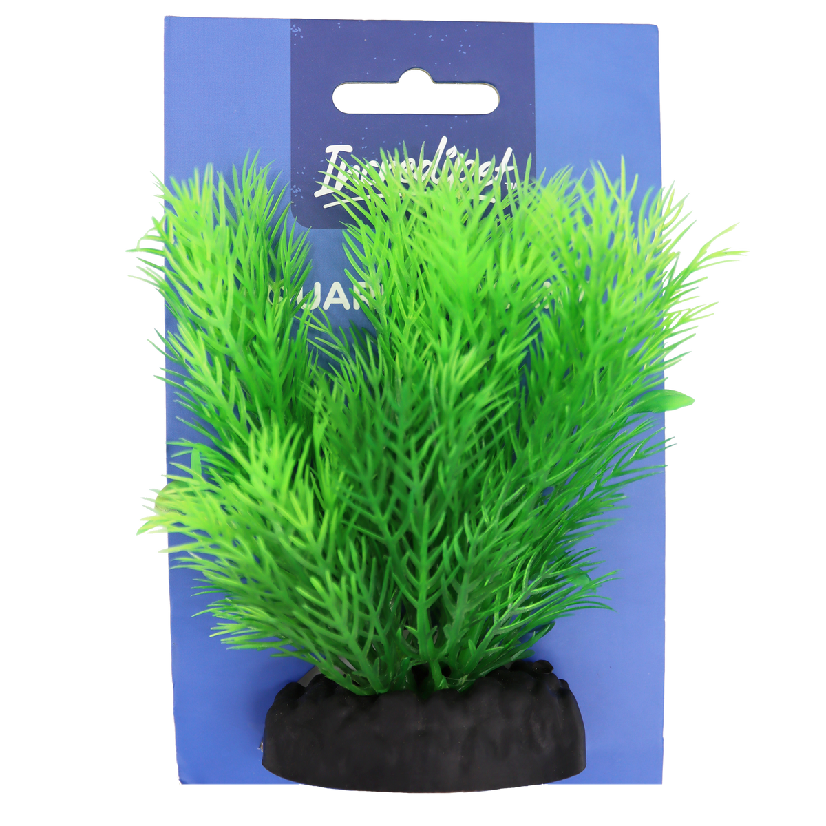 Incredipet Plastic Ceratoperis Aquarium Plant, Green 4 in