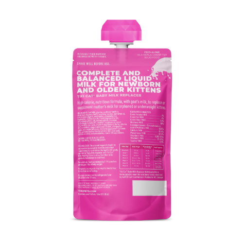 Tiki Cat Milk Replacer With Goat's Milk 6 oz