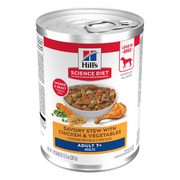 Hill's Science Diet Senior 7+ Savory Stew With Chicken & Vegetables Canned Dog Food
