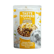 Applaws Taste Toppers Chicken Breast with White Beans, Peas & Pumpkin in Gravy Pouch for Dogs