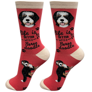 E & S Imports Life is Better With a Bernadoodle Socks