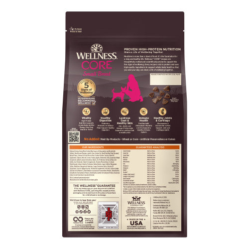 Wellness Core Small Breed Turkey & Chicken Recipe Grain-Free Dry Dog Food