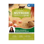 Rachael Ray Nutrish Real Chicken & Brown Rice Recipe Dry Cat Food 6 lb