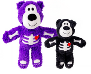 Kong Wild Knots Halloween Skeleton Bear Plush Dog Toy