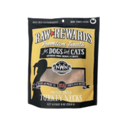 Northwest Naturals Raw Rewards Premium Treats Freeze Dried Turkey Necks for Dogs & Cats 6 oz