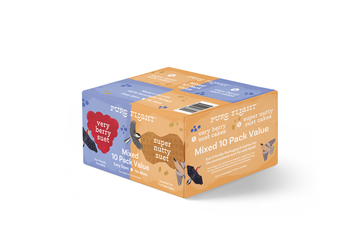 Pure Flight Peanut and Berry Suet Value Pack 10 ct