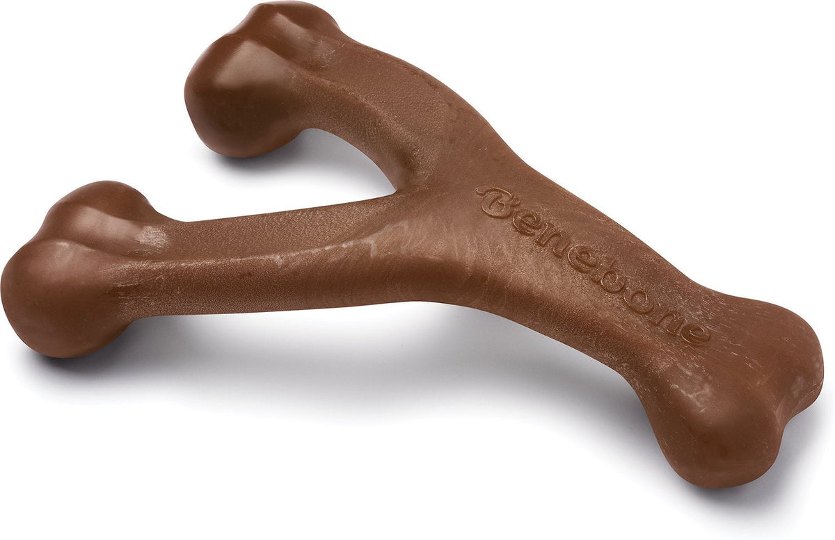 Benebone Wishbone Peanut Butter Flavor Dog Chew Toy