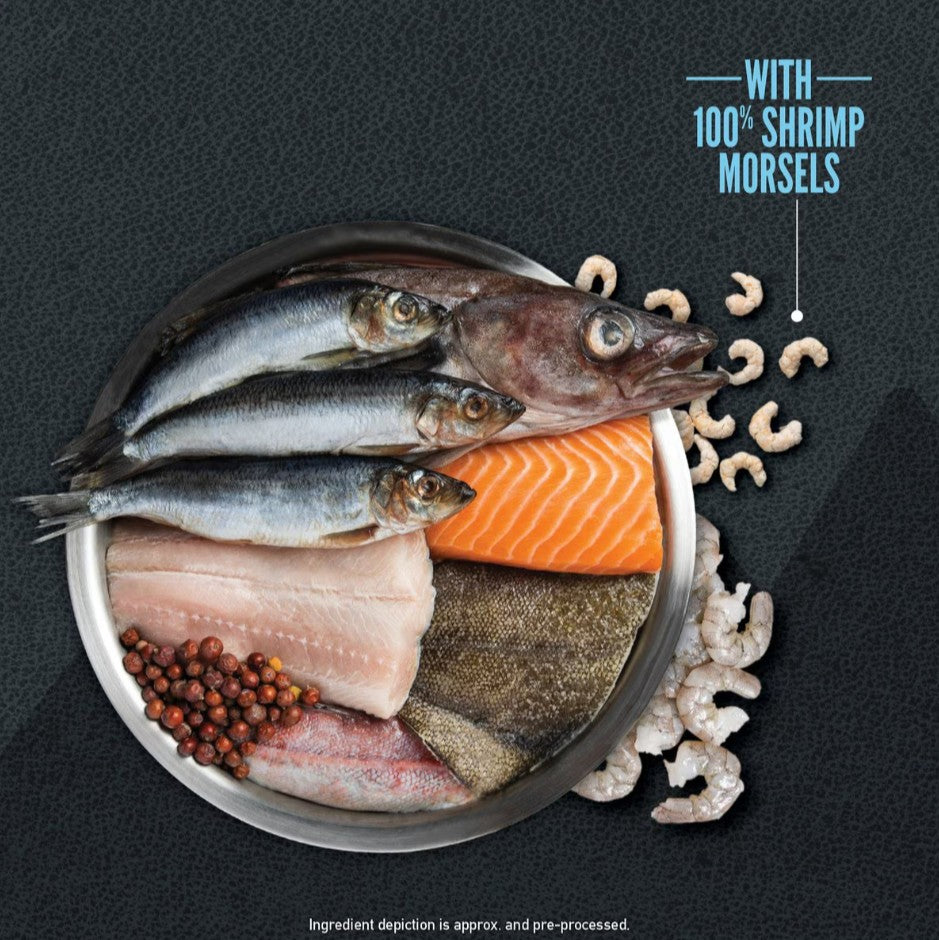 Orijen Wild Reserve Wild Caught Fish Recipe with Shrimp Morsels Dry Cat Food 6.5 lb