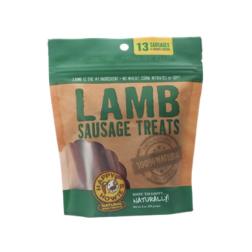 Happy Howie's Lamb Sausage for Dogs 13 ct