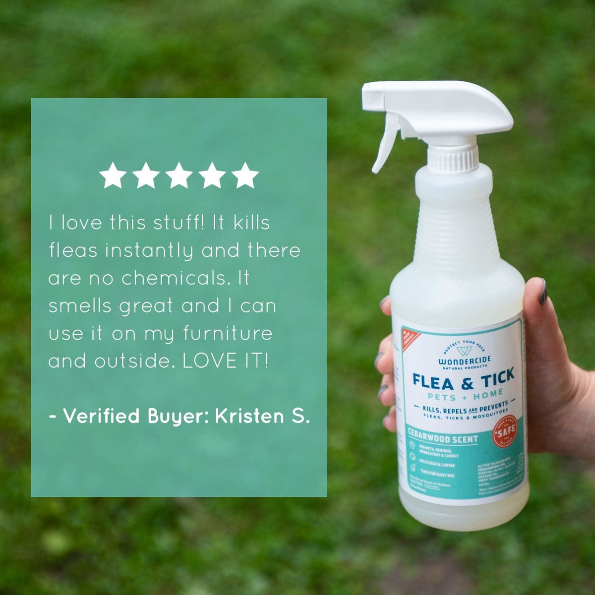Wondercide Flea/Tick/Mosquito Natural Cedarwood Scent Home & Pet Spray