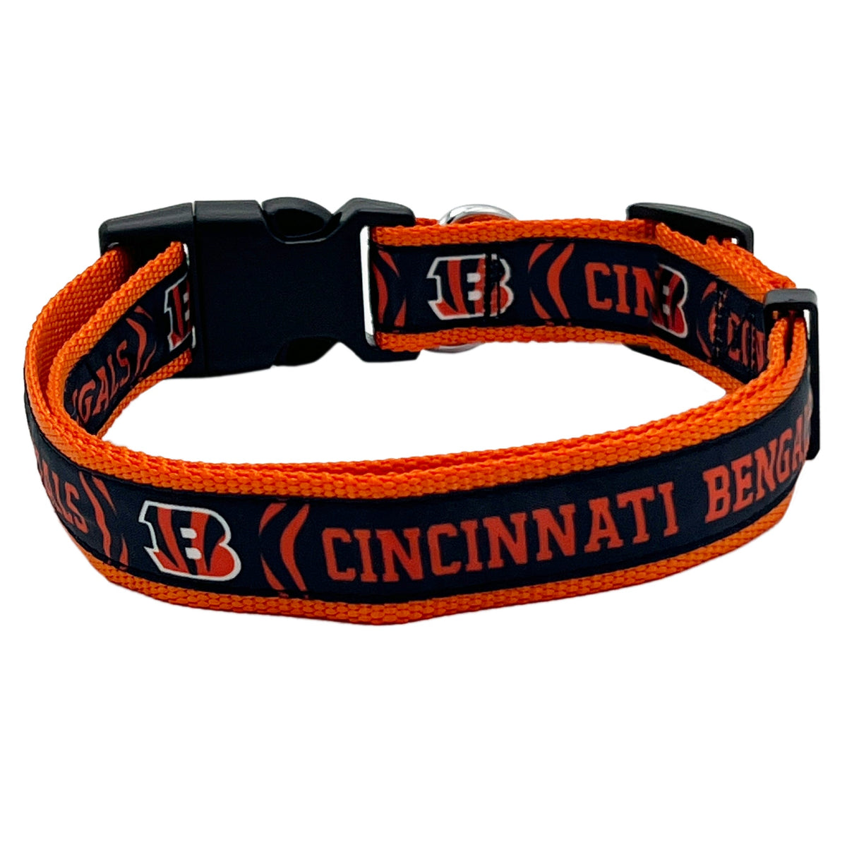 Pets First Cincinnati Bengals Satin Adjustable Dog Collar