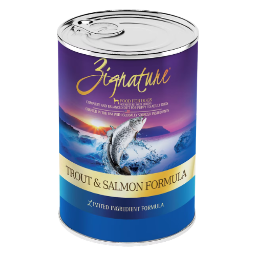 Zignature Trout & Salmon Meal Limited Ingredient Formula Grain-Free Canned Dog Food