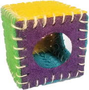A&E Loofah Cube Chew Toy each