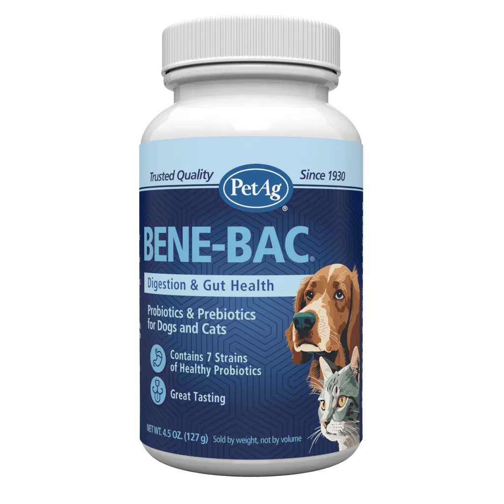 Petag Bene-Bac Powder FOS & Probiotics for Dogs & Cats 4.5 oz