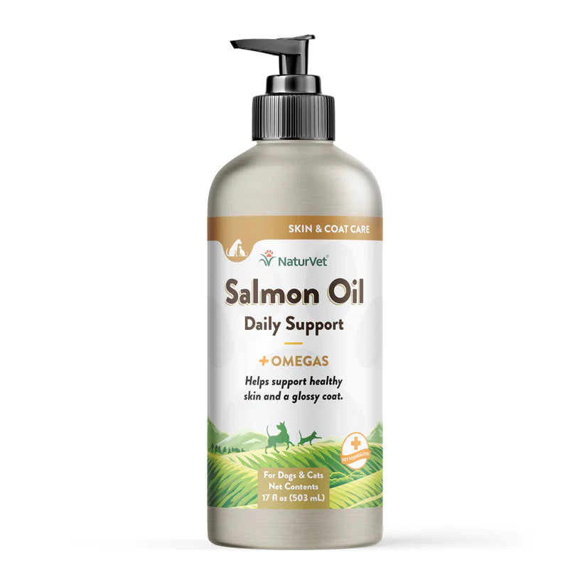 Naturvet Salmon Oil Skin & Coat Omegas Dog & Cat Supplement