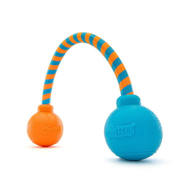 Guru Squeaking Rope Dog Toy