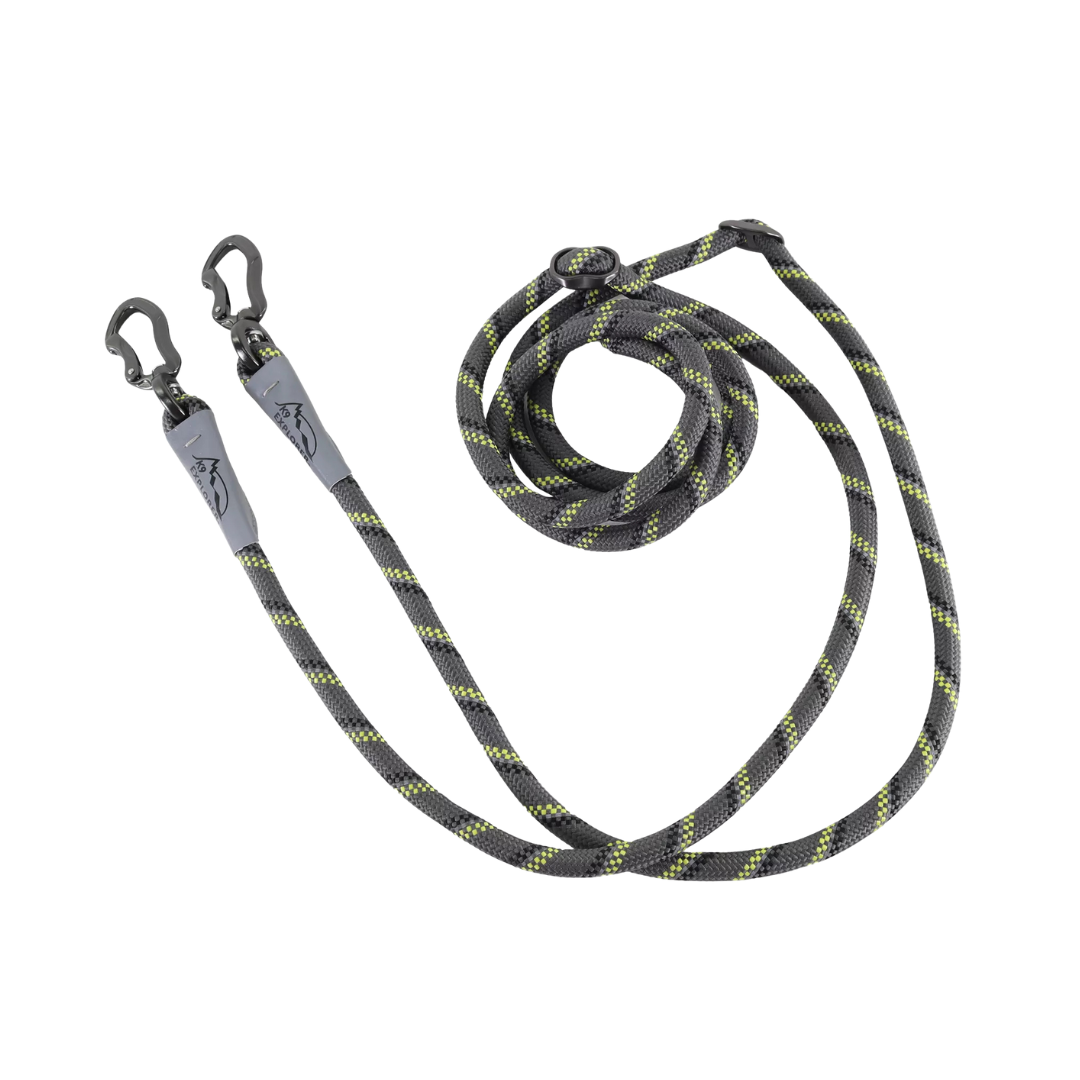 Coastal Pet Products K9 Explorer Trek Multi-Function Rope Leash- Smokies 8 ft