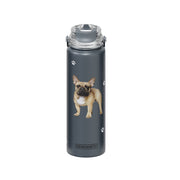 E & S Imports Serengeti French Bulldog Stainless Steel Water Bottle 24 oz