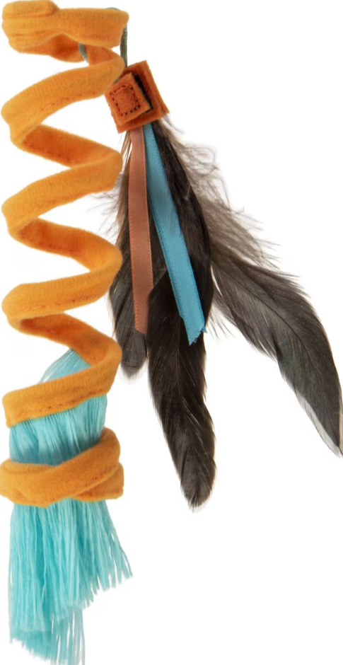 Smartykat Instincts Crazy Coil Springy Feather Cat Toy