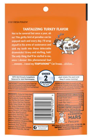 Whiskas Temptations Tantalizing Turkey Flavor Cat Treats 3 oz