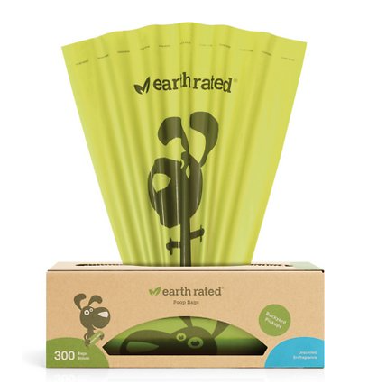 Earth Rated Unscented Pantry Pack Dog Waste Bags 300 pk