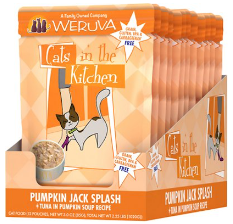 Weruva Cats In The Kitchen Pumpkin Jack Splash With Tuna In Pumpkin Soup Grain-Free Wet Cat Food
