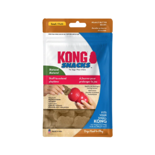 Kong Snacks Small Peanut Butter Dry Dog Treats 7 oz