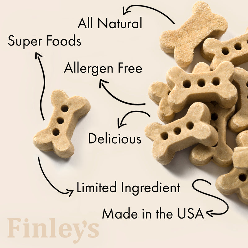 Finley's Peanut Butter & Banana Crunchy Dog Biscuits 12 oz