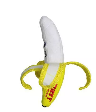 Tuffy's Funny Food Banana Dog Toy