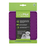 Lickimat Purple Mini Mat Soother Dog Slow Feeder