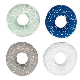 Bosco & Roxy Winter Wonderland Mini Donut Dog Cookie Treat, Assorted