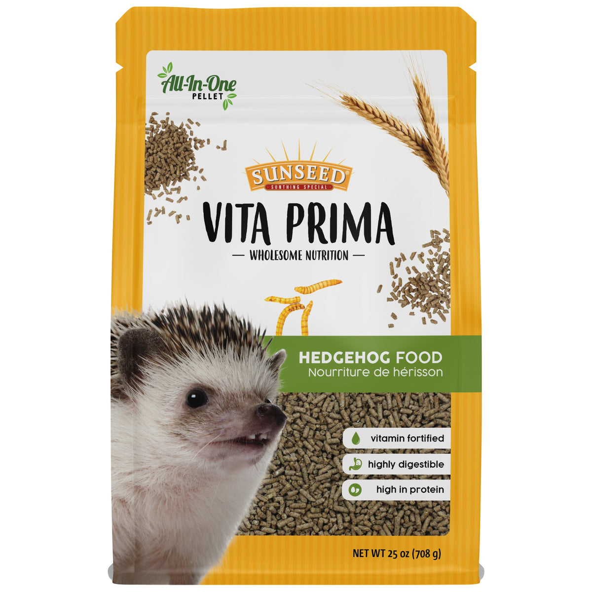 Sunseed Vita Prima Sunscriptions Exotics Hedgehog Formula 25 oz
